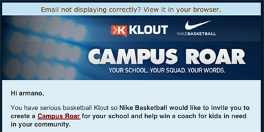 Targeting Consumers with Klout