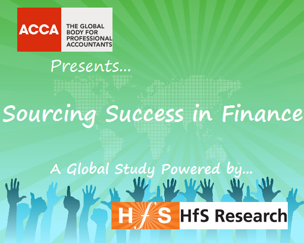 Are you achieving sourcing success with your finance? ACCA and HfS have teamed up to find out…