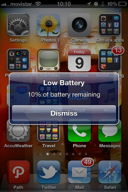 Low Battery Warning Low Battery Warning