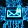 Secure mail concept on digital display