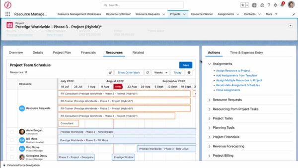 CPQ,
Customer Success Cloud, 
FinancialForce,
Opportunity-to-renewal, 
Salesforce LEX Platform
Salesforce, 
Services CPQ,
Services, 
FinancialForce Services-as-a-Business